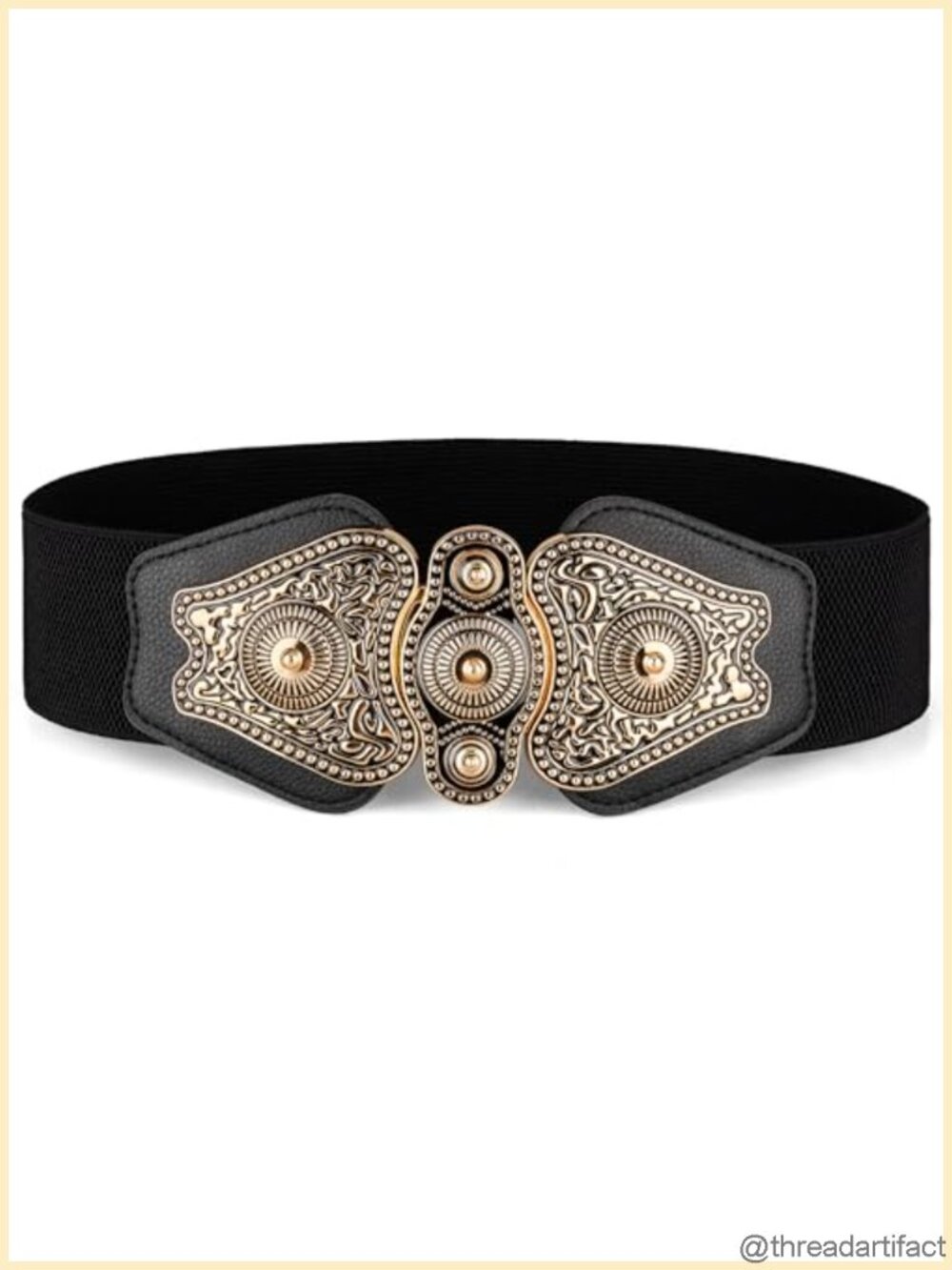 Wide Elastic Belt Faux Leather Faux Leather Belt Women Dresses Western Cinch